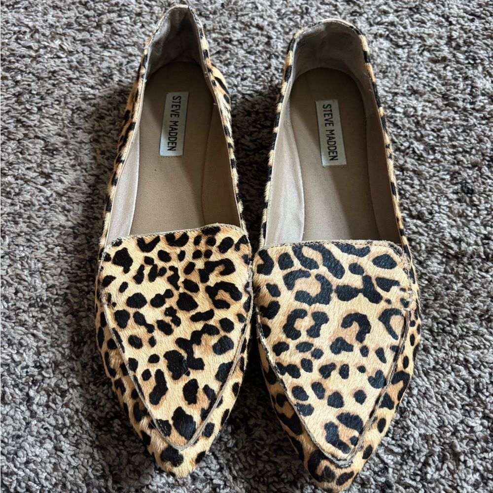 Steve Madden Leopard Print Flats